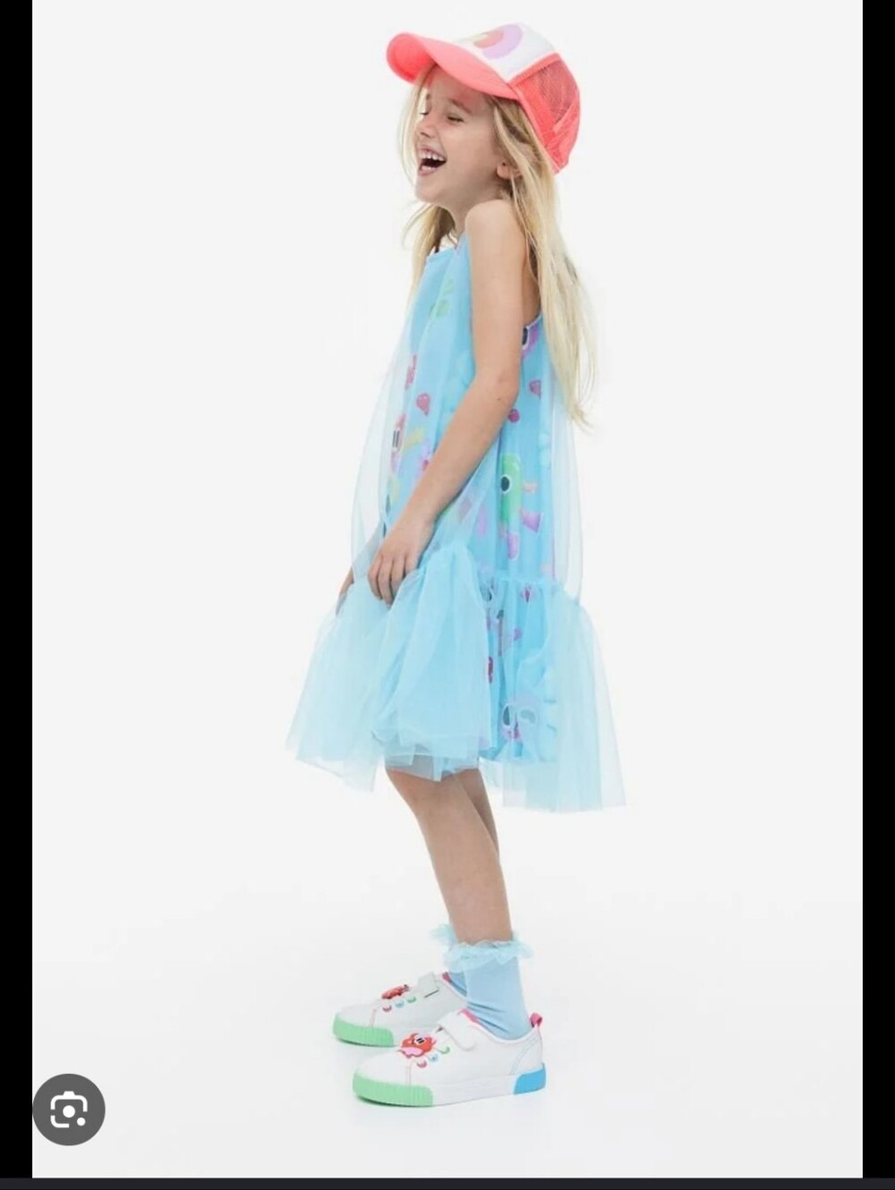 H&M Eva cremers Girls Blue Tulle Dress